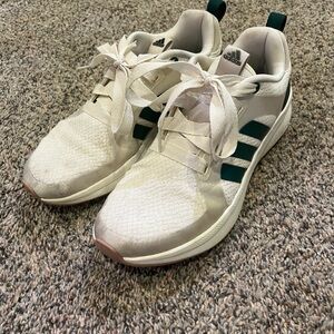 Adidas White and Green Sneakers